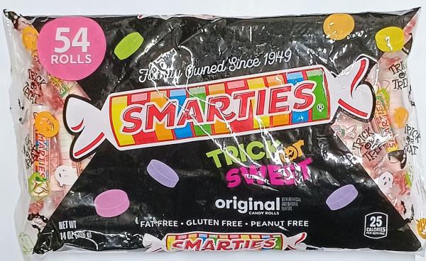 SMARTIES Trick or Sweet 'Original' fruit flavors Candy Rolls Glutenfrei 425 gr USA